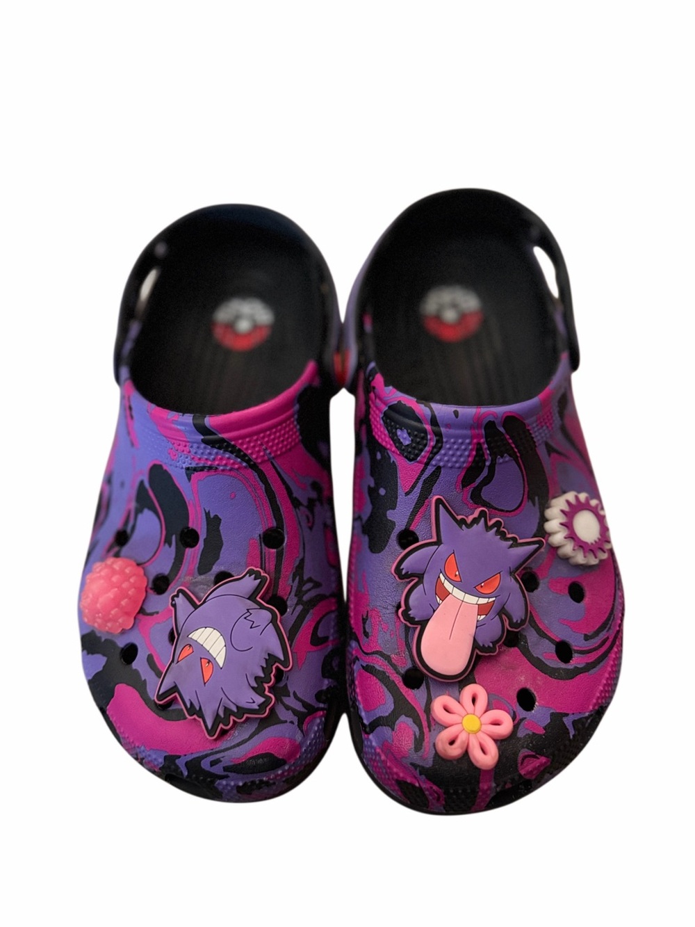 Crocs Classic Clog Pokémon Gengar Purple Pink Swirl Graphic Men's 8 / Women's 10